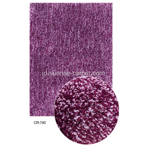 Karpet Microfiber dengan warna novel yang berbeda